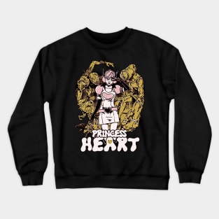 Princess Heart Crewneck Sweatshirt